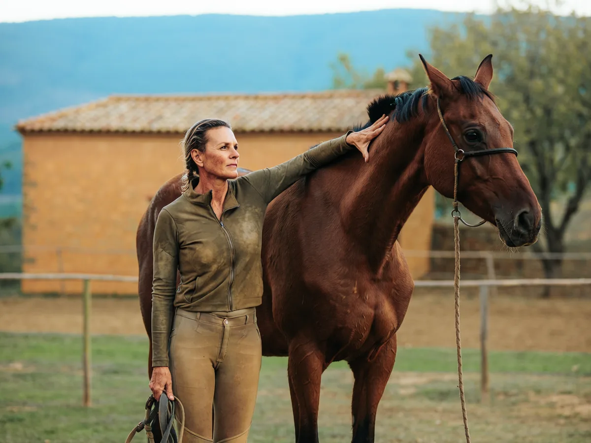 Cours d'équitation à Saint-Cyr, Ardèche