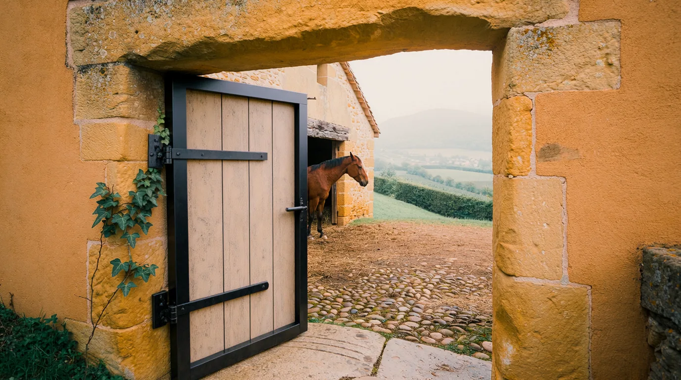 Entrée, Écurie Soleil'Dad, centre équestre à Saint-Cyr
